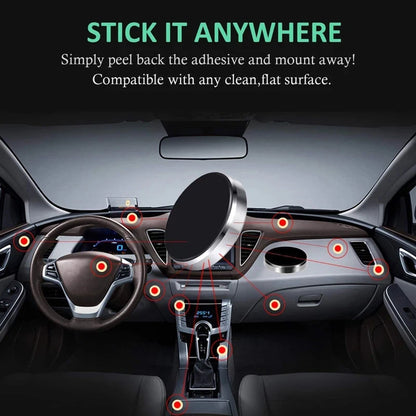 Magnetic Car Phone Holder - Dashboard Mount
