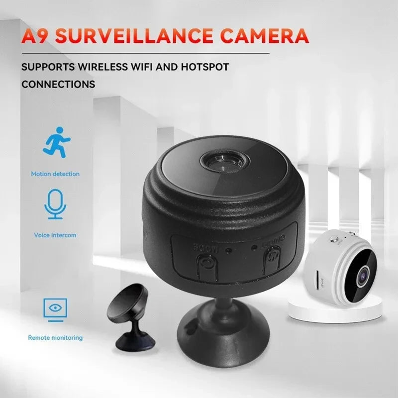A9 Mini WiFi Security Camera - Baby & Pet Monitor