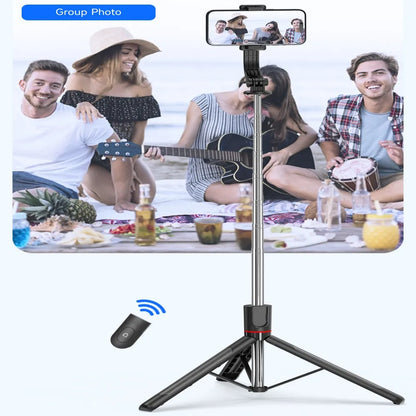 Premium Bluetooth Selfie Stick Tripod - 1.7m Extendable with Wireless Remote