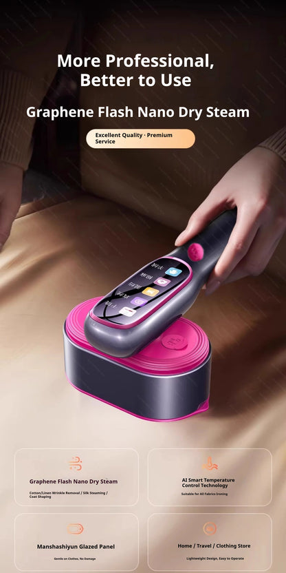 1200W Handheld Garment Steamer - Portable Clothes Steamer