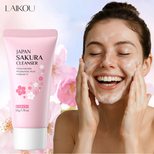 LAIKOU Foaming Face Cleanser - Deep Cleansing Wash