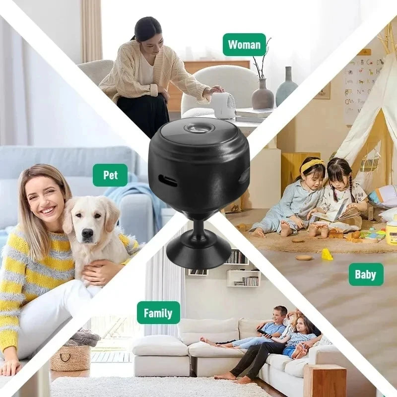 A9 Mini Surveillance Camera - 1080P HD WiFi with Night Vision