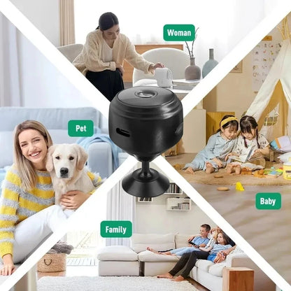 A9 Mini Surveillance Camera - 1080P HD WiFi with Night Vision