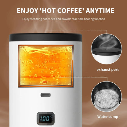 Wireless Capsule Coffee Machine - 15BAR Portable Espresso Maker
