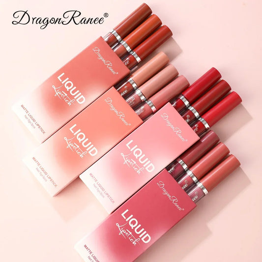 3 PCS Liquid Lipsticks Korean Set .