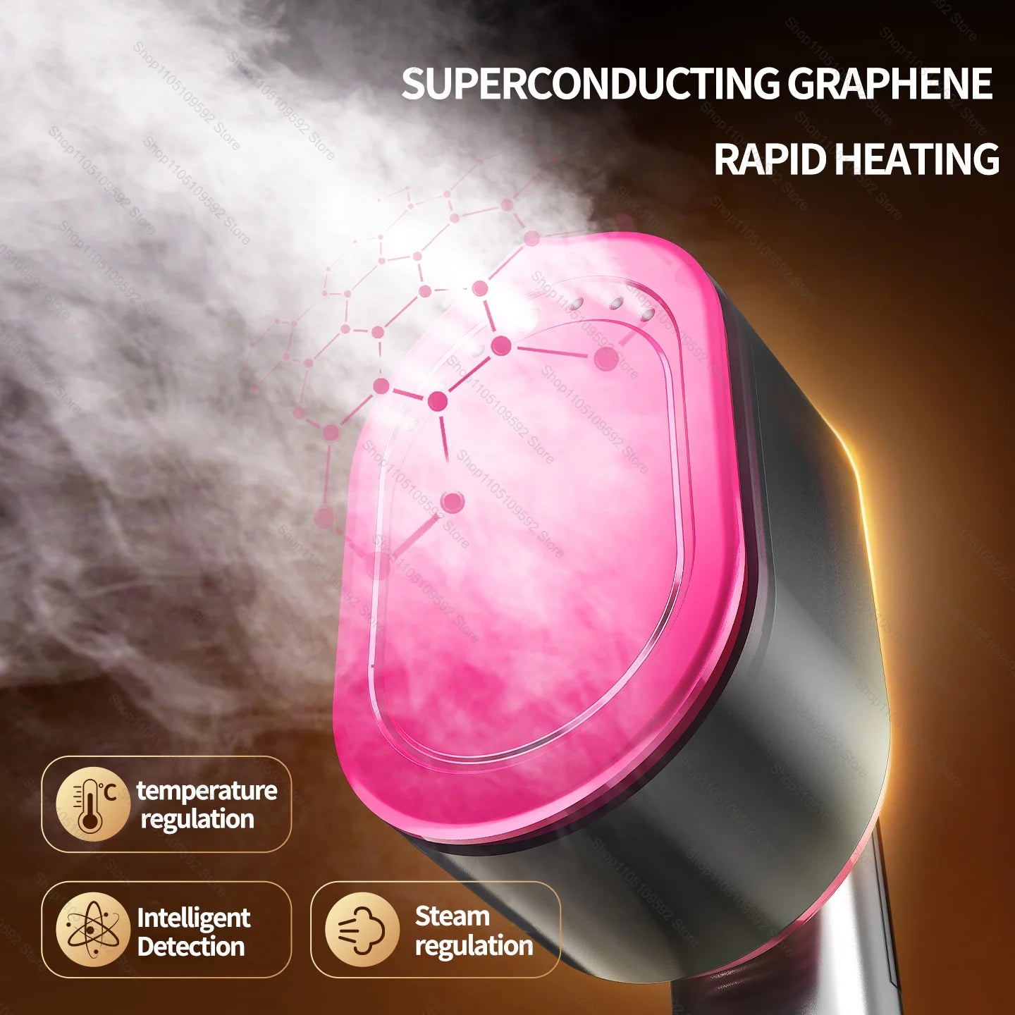 1200W Handheld Garment Steamer - Portable Clothes Steamer