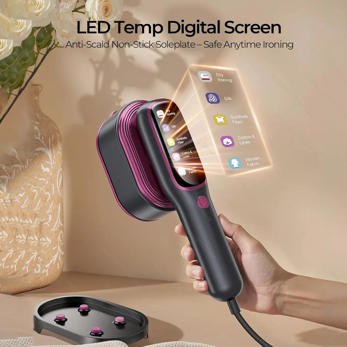 1200W Handheld Garment Steamer - Portable Clothes Steamer