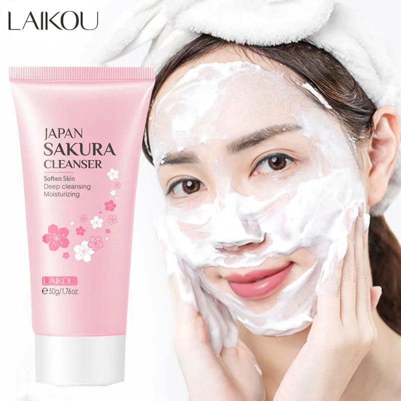 LAIKOU Foaming Face Cleanser - Deep Cleansing Wash