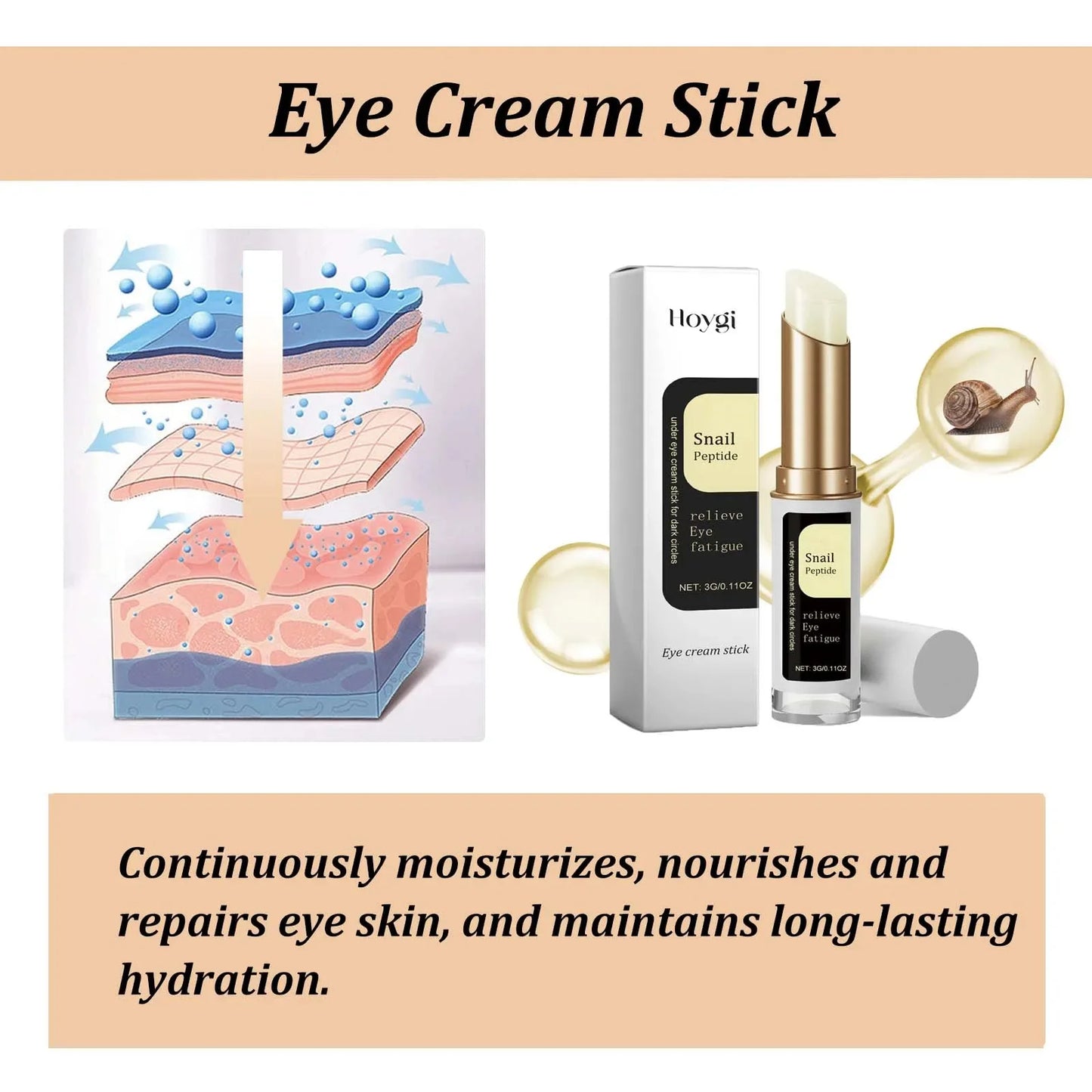 Snail Eye Cream Stick - Anti-Wrinkle Treatment