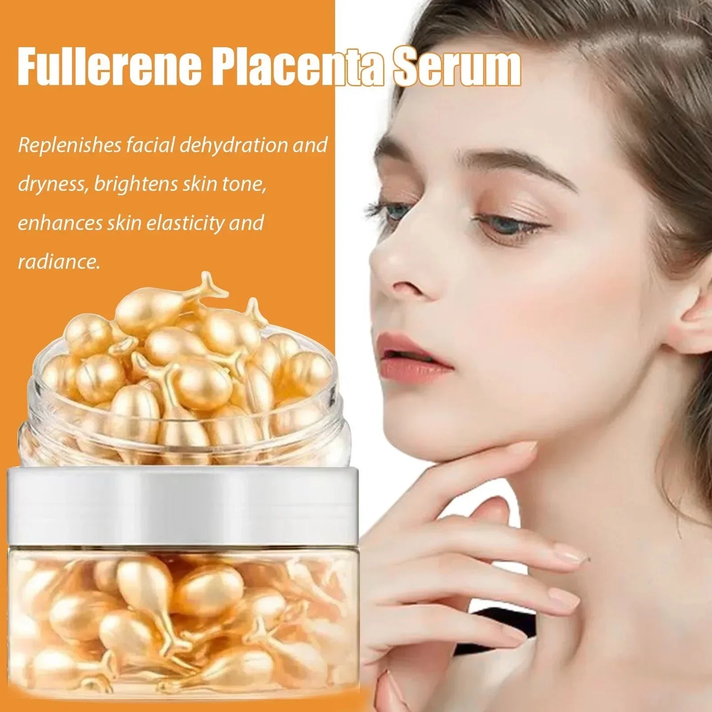 Collagen Face Serum Capsules - 50 PCS Anti-Wrinkle Treatment