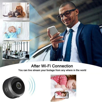 A9 Mini WiFi Security Camera - Baby & Pet Monitor