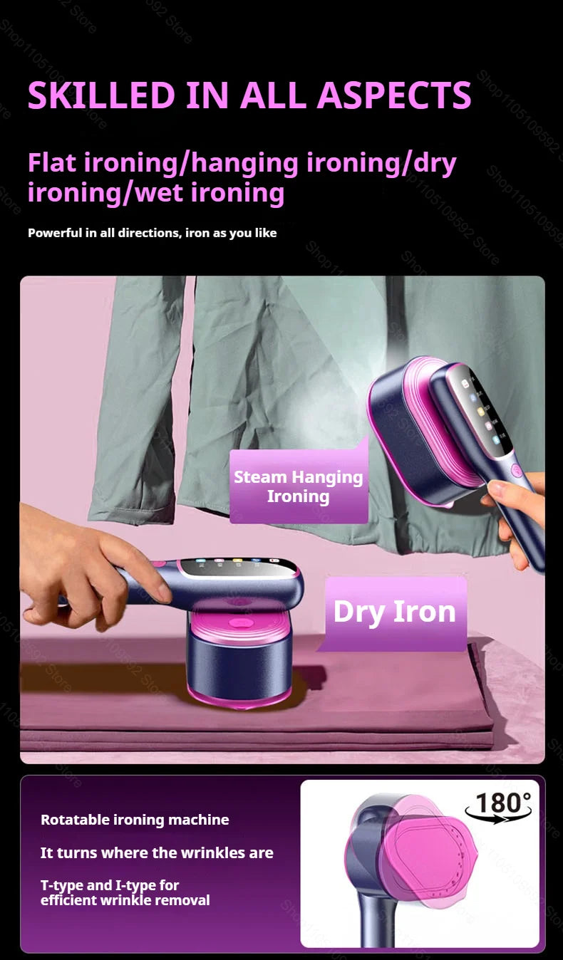 1200W Handheld Garment Steamer - Portable Clothes Steamer