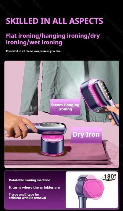 1200W Handheld Garment Steamer - Portable Clothes Steamer