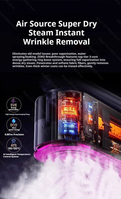 1200W Handheld Garment Steamer - Portable Clothes Steamer