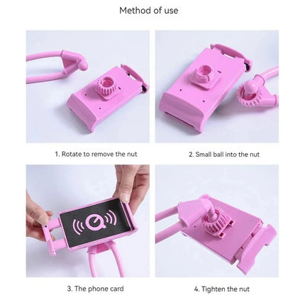 Lazy Neck Phone Holder - Flexible Hands-Free Stand
