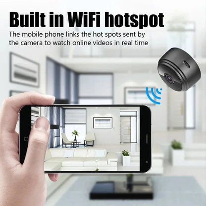 A9 Mini WiFi Security Camera - Baby & Pet Monitor