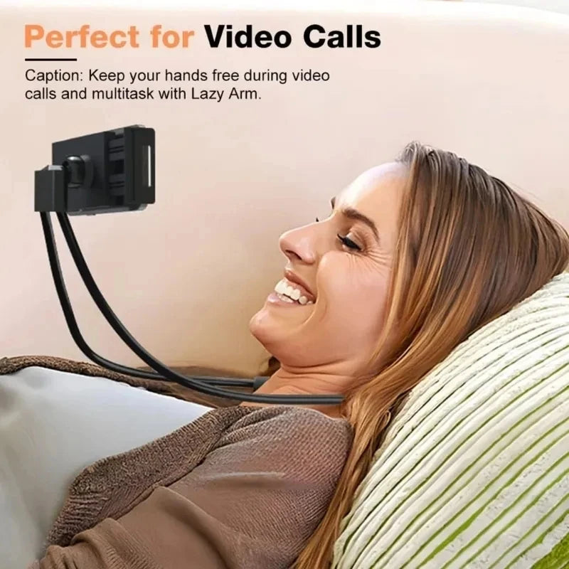 Lazy Neck Phone Holder - Flexible Hands-Free Stand